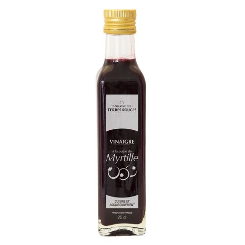 Vinaigre à la pulpe de Myrtille 25cl