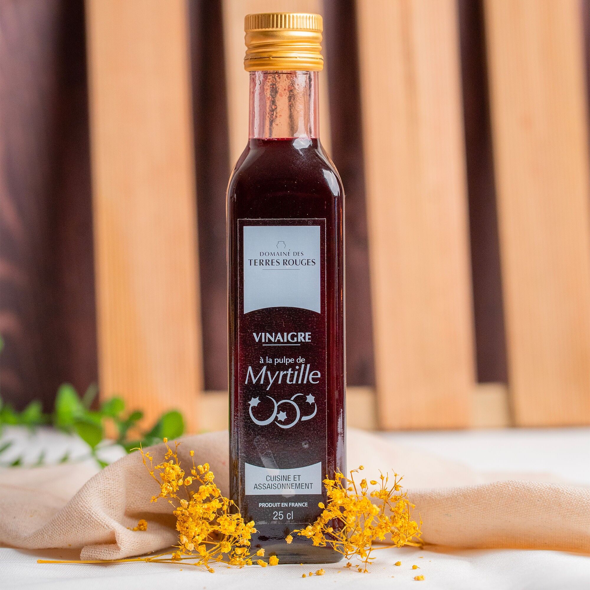 Aceto con polpa di mirtilli 25cl