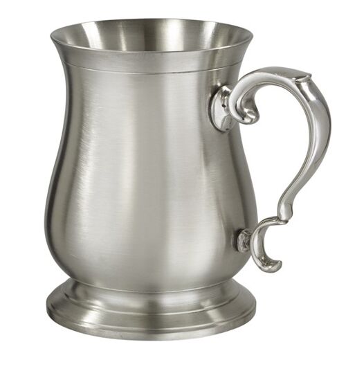 1 pint Pewter Cast Abbey Bell Tankard