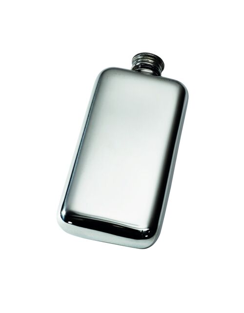 3oz Plain Pewter Pocket Flask