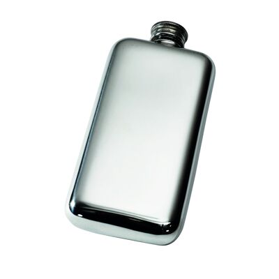 3oz Plain Pewter Pocket Flask