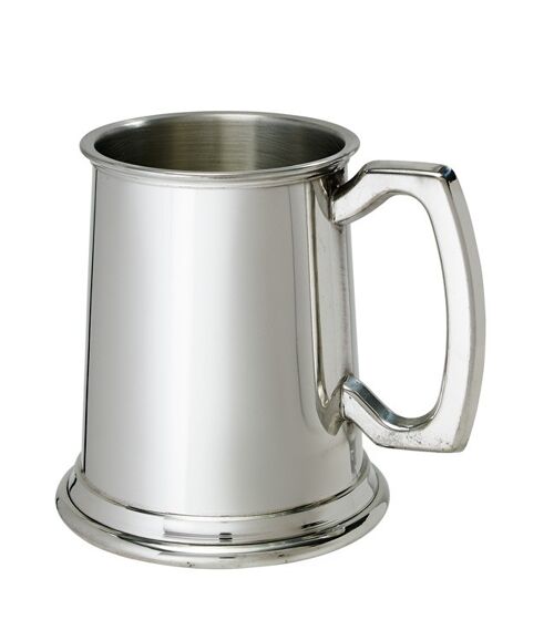 Half Pint Standard Plain Pewter Tankard