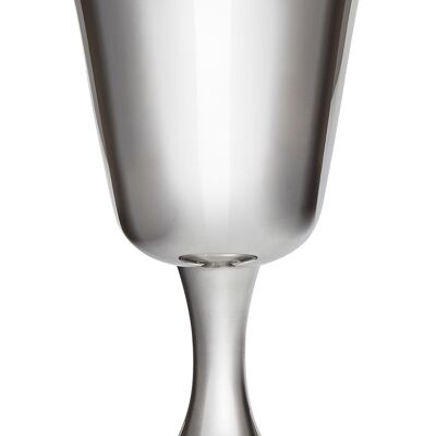 Large Pewter Bell Goblet