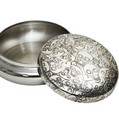 Love Skull Pewter Trinket Box