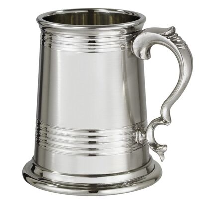 X range 1 pinta Worcester Part Satin Pewter Tankard