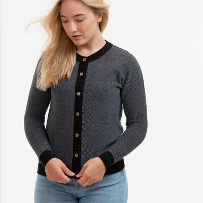 Cardigan Penny Mélange aus Bio-Baumwolle