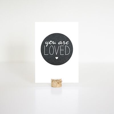 Kaart A6 - You are loved , SKU118