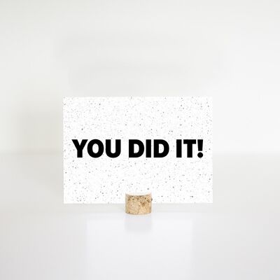 Kaart A6 - You did it! , SKU127