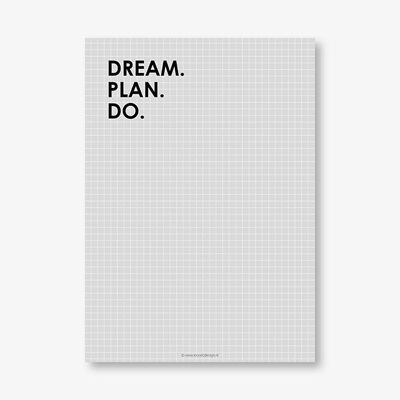 Notitieblok - Dream. Plan. Do - A5 formaat , SKU212