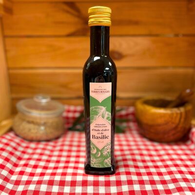 Olivenöl mit Basilikum 25cl