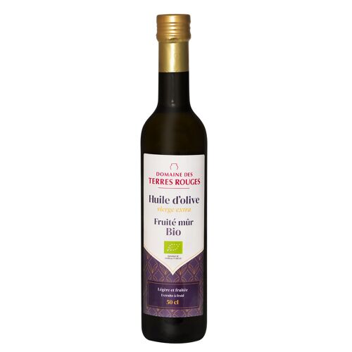 Huile d'Olive vierge Extra Fruité mûr Bio 50cl
