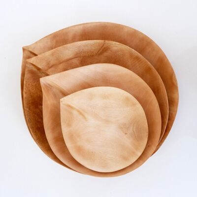 Ciotola in legno - portafrutta - insalatiera - Aris (set di quattro) - diverse misure