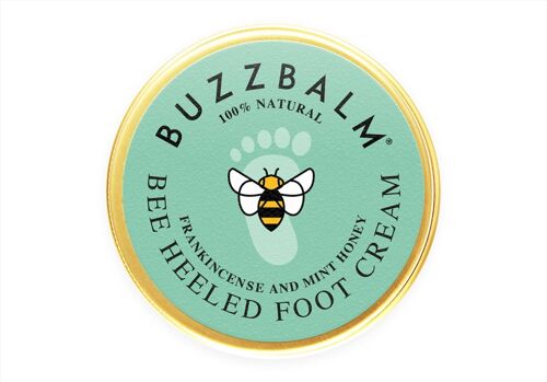 BuzzBalm Bee Heeled Foot Cream for Cracked Feet and Heels (85g)
