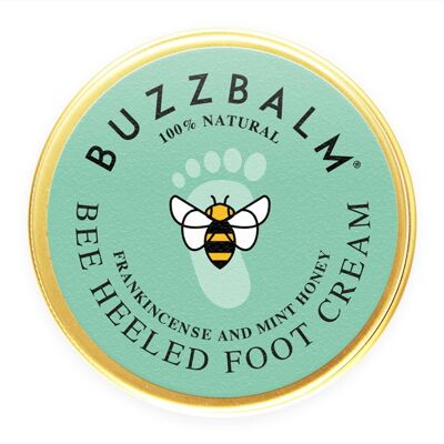 BuzzBalm Crema para pies con tacón de abeja para pies y talones agrietados (85 g)