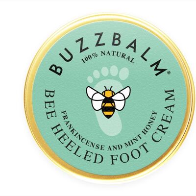BuzzBalm Crema para pies con tacón de abeja para pies y talones agrietados (85 g)