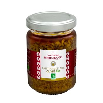 Tartinable aux Olives Bio 120g 1
