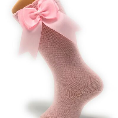 PINK BOW SOCKS from 3 to 6 YEARS