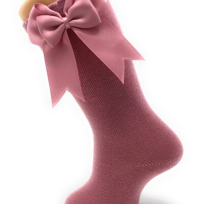 SOCKS WITH PALO PINK BOW from 3 to 6 YEARS