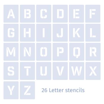 Ensemble alphabet 5cm - Sans Serif 2
