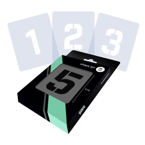 Number set 5cm - Sans Serif