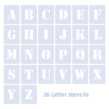 Ensemble alphabet 7cm - Serif 2