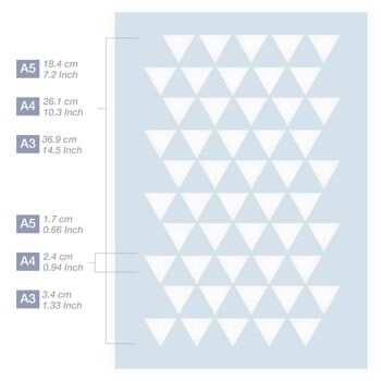 Motif triangulaire A4 2