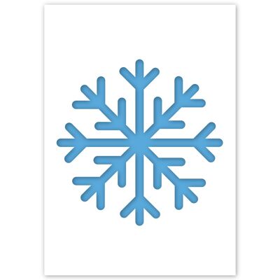 A4 Snowflake 2