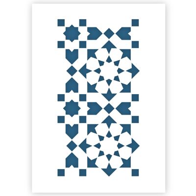 A3 Morrocan Tile - Chellah