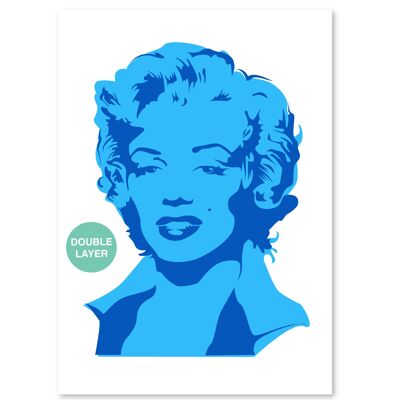 A3 Marilyn Monroe 2 strati