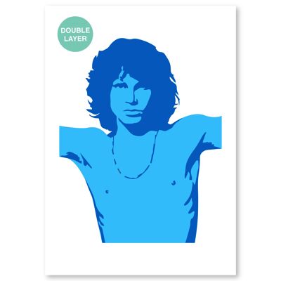 A3 Jim Morrison 2 layer