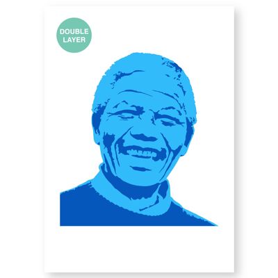 A3 Nelson Mandela 2 layer