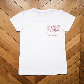 T-shirt la mama - rouge 1