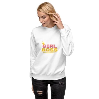 Fleece Pullover - White - S