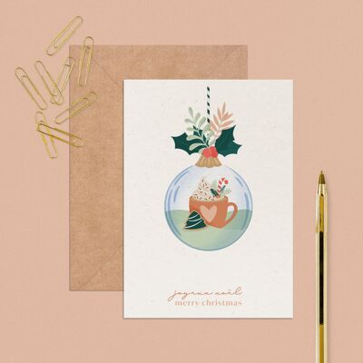 Boule de Noël • Carte postale A6