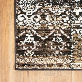 Tapis Cacao Vintage Patch Work Pattern - Texas - 60x110cm (2'x3'7") 6