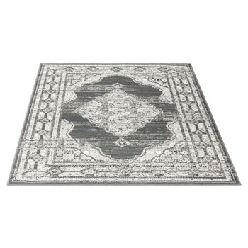 Tapis Kashan Oriental Délavé Contemporain Gris - Texas - 60x230cm 3