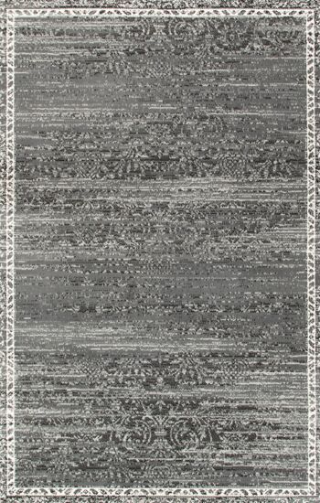 Tapis contemporain gris à motifs orientaux délavés - Texas - 60x110cm (2'x3'7") 2