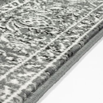 Tapis Contemporain Gris Délavé Motifs Orientaux - Texas - 160x230cm 6