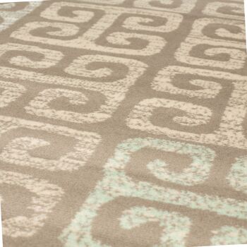 Tapis Carrelage Déco Contemporain Beige - Texas - 60x230cm 4