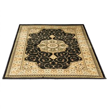 Tapis Victorien Noir - Washington - 60x110cm (2'x3'7") 2