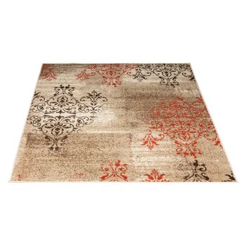 Tapis Contemporain Marron Délavé Motifs Traditionnels - Texas - 80x150cm (2'8"x5') 3