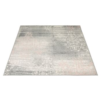 Tapis Design Rose Contemporain Délavé Motifs Traditionnels - Texas - 60x230cm 3