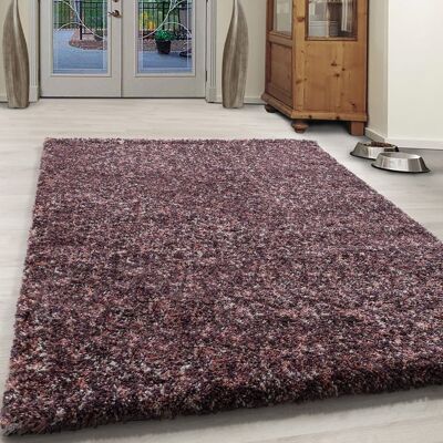 Pink/Purple Mixed Shaggy Rug - Enjoy - 80x250cm