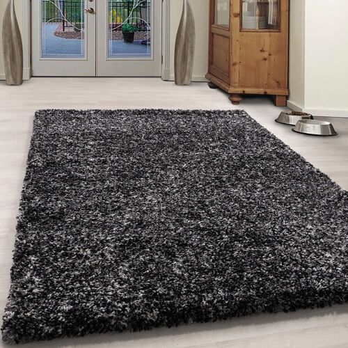 Grey/Anthracite Mixed Shaggy Rug - Enjoy - 140x200cm