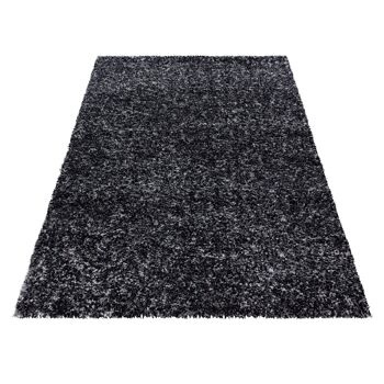 Tapis Shaggy Mixte Gris/Anthracite - Enjoy - 60x110cm 2