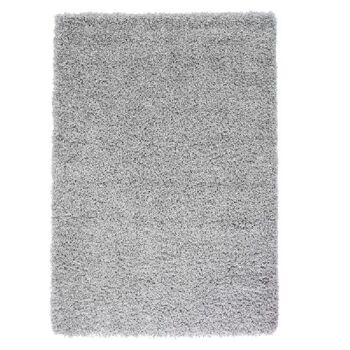 Tapis Shaggy Uni Argenté - California - 80x150cm (2'8"x5') 2