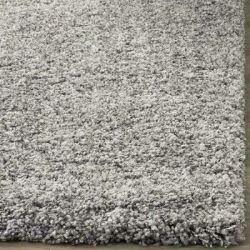 Tapis Shaggy Uni Argenté - California - 300x400cm (9'9"x13'2") 4