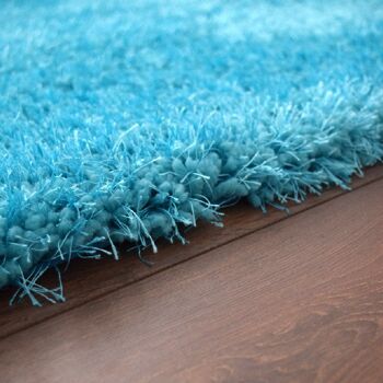 Tapis Shaggy Solid Teal - New York - 80x150cm (2'8"x5') 2