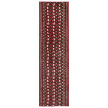 Tapis d'escalier / tapis de cuisine rouge Bokhara - Texas (tailles personnalisées disponibles) - 60x240CM (2'X8') 2