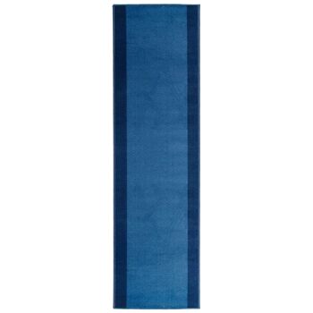 Tapis d'escalier / tapis de cuisine à bordure marine - Texas (tailles personnalisées disponibles) - 60x720CM (2'X24') 2